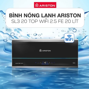 Bình nóng lạnh Ariston 20 lít Slim3 SL3 20 TOP WIFI VN