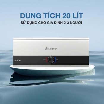 Bình nóng lạnh Ariston 20 lít ngang Slim3 SL3 20 RS