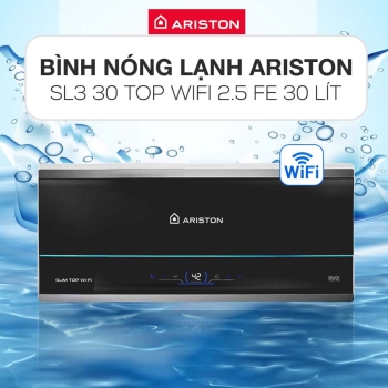 Bình nóng lạnh Ariston 30 lít Slim3 SL3 30 TOP WIFI VN